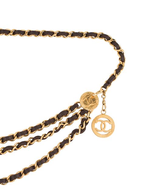 chanel wast chain strap|Chanel chain belt.